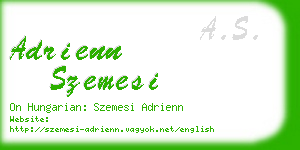 adrienn szemesi business card